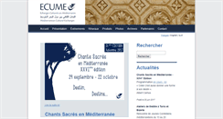 Desktop Screenshot of ecume.org